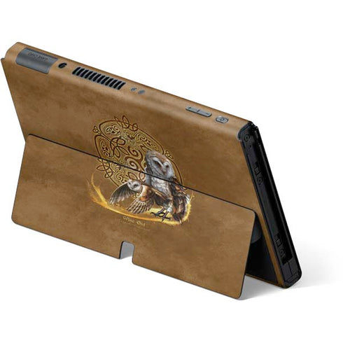 Brigid Ashwood Owl Celtic Knot Nintendo Switch OLED (2021) Skin